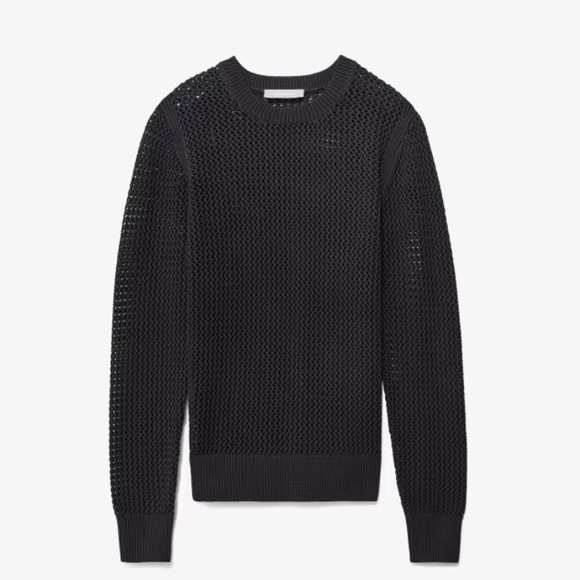 Everlane soft mesh cotton sweater - Picture 4 of 10